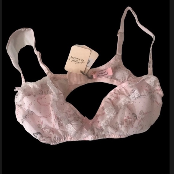 Agent Provocateur feminine Cinta Pink Soft bra size 3/34C Nwt - Picture 2 of 4